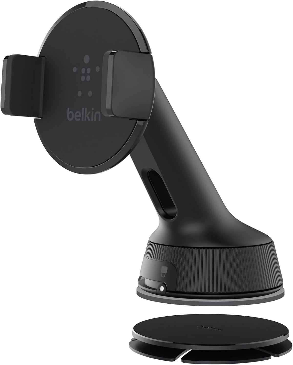 Belkin Car Universal Mount (Compatible with iPhone 14/14 Plus, 14 Pro, 13, 13 Mini, 12, 11, XS, XR, X, SE, 8, Devices From Samsung, LG, Sony, Google and More)