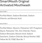 SmartMouth Original Zinc Activated Mouthwash Single Packs, 10 Count, 2-Pack — front product image