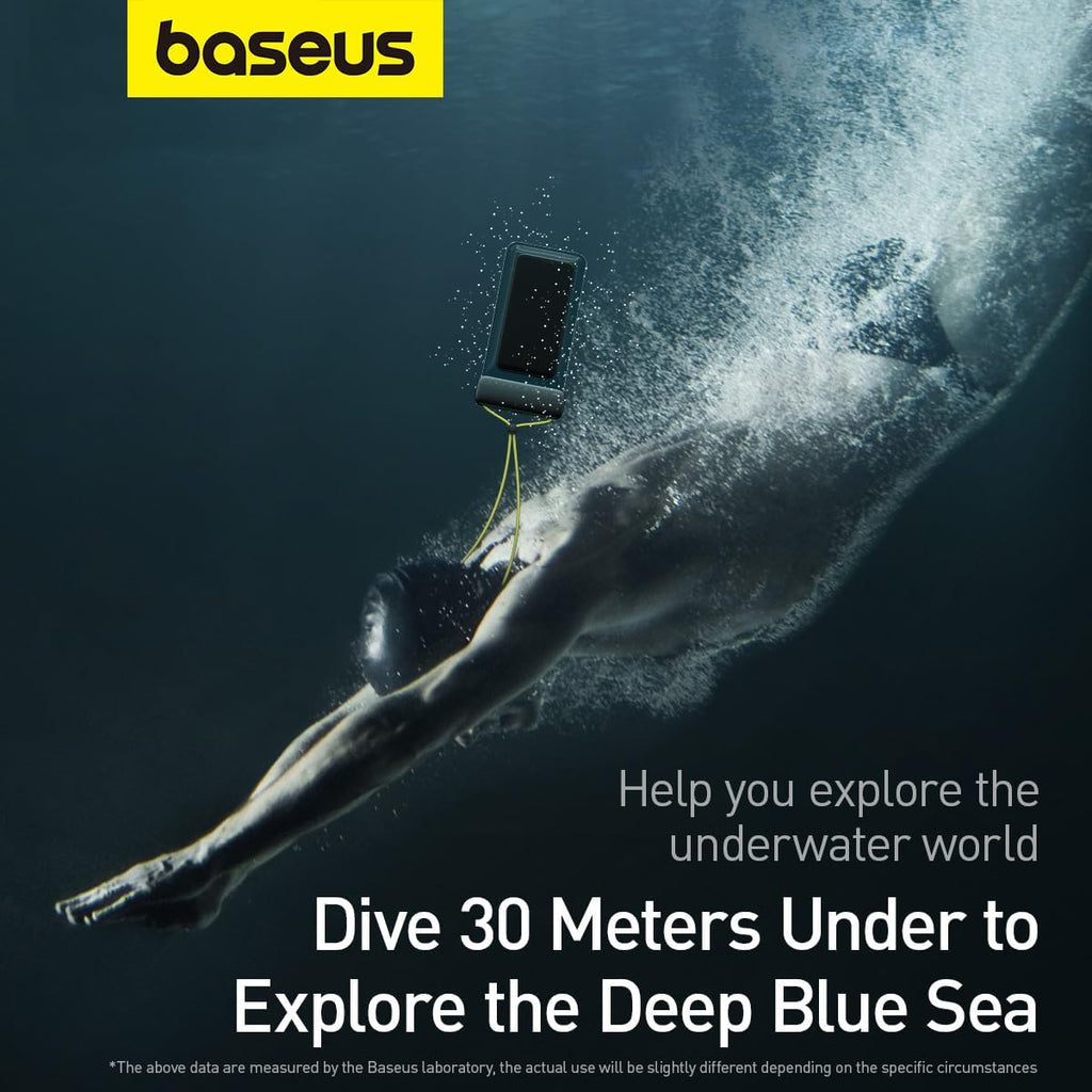 Baseus Waterproof Pouch (Yellow, Slip Cover) — Gold