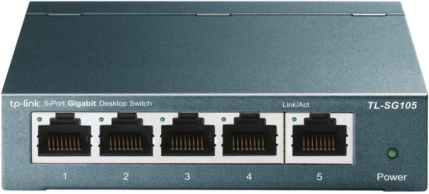 TP-Link TL-SG105 5-Port Gigabit Steel Desktop Switch