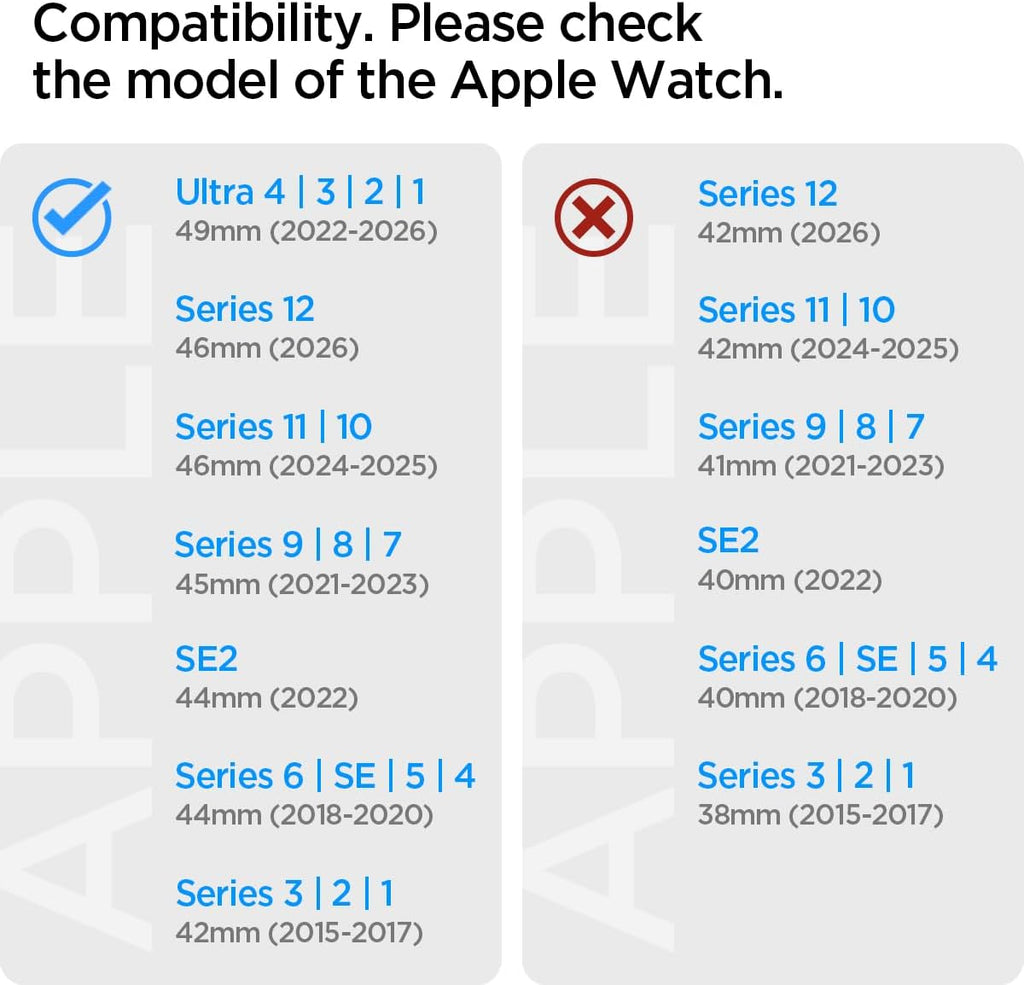 Spigen Athlex Air 2 for Apple Watch Band for Apple Watch Ultra 4/3/2/1 49mm — Active Black Gray — product image 2
