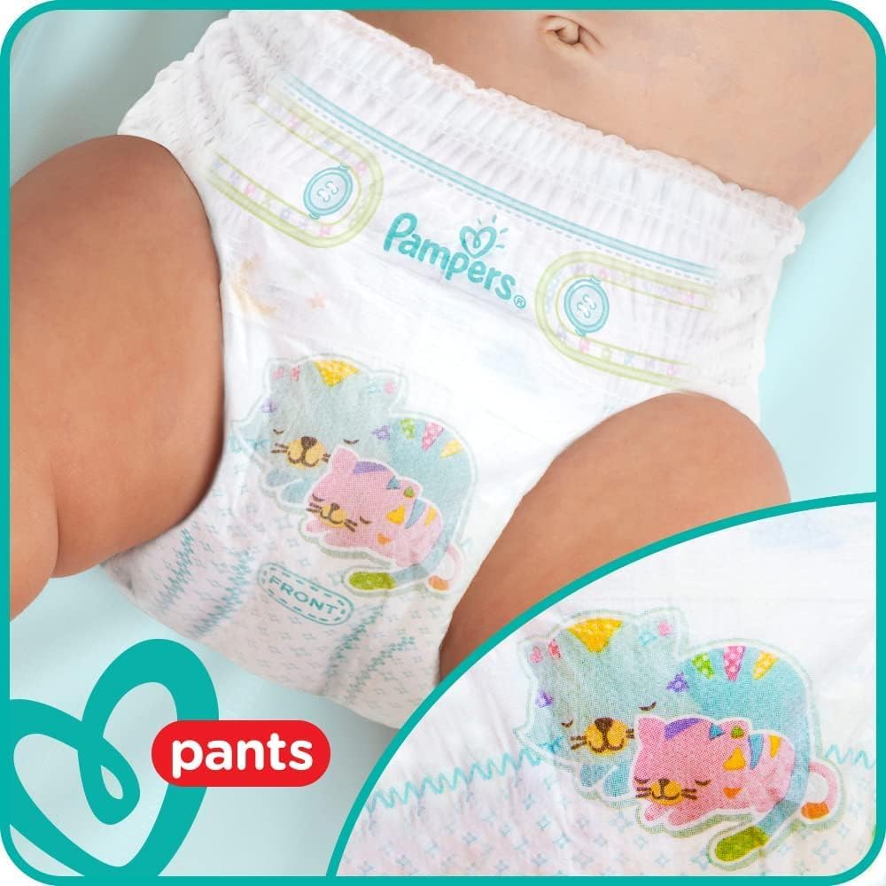Pampers Baby Dry Pants, Size 4, 9-14 kg, Baby lotion with Olive Oil, 104 Diapers