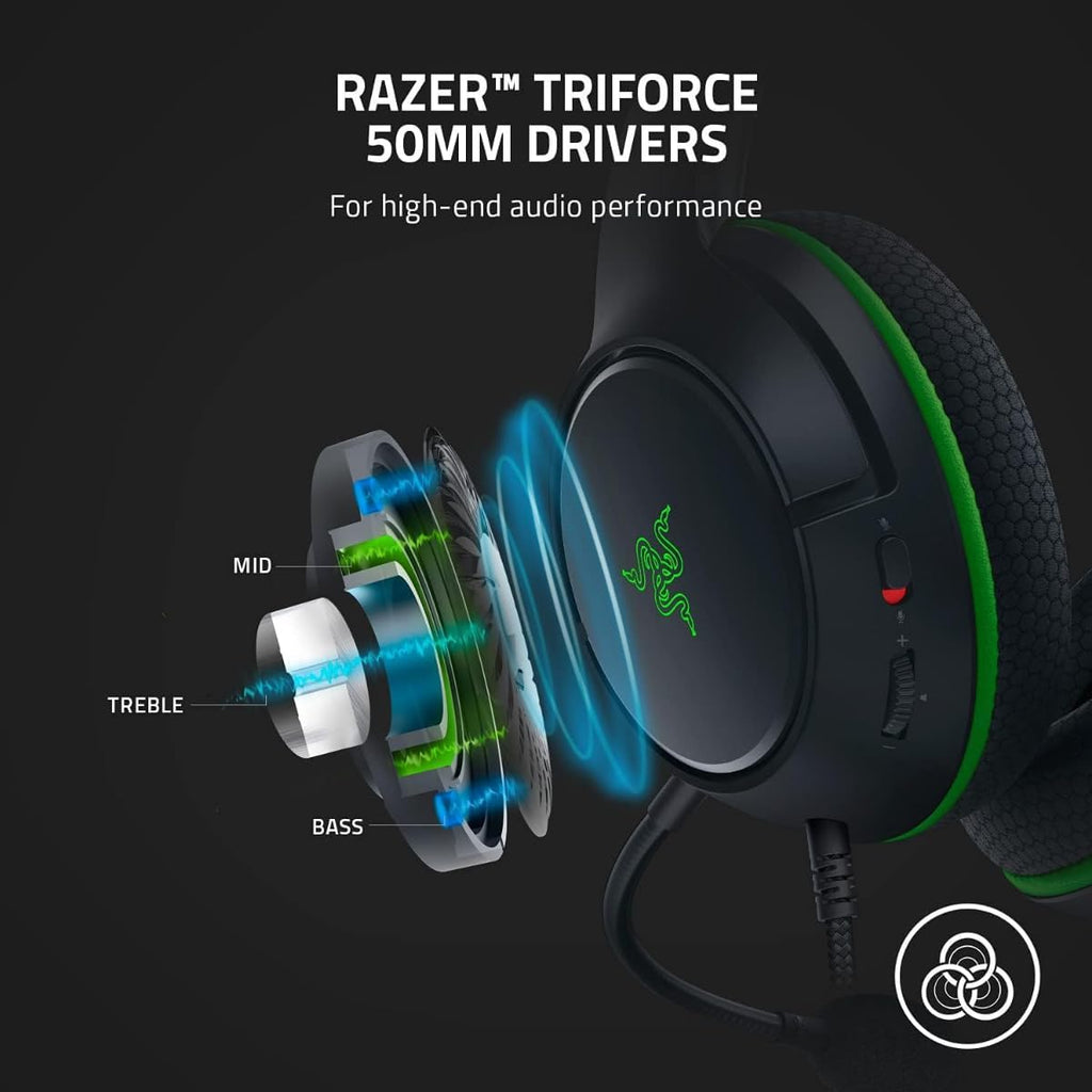 Razer Kaira X Wired Headset for Xbox Series X|S, Xbox One, PC, Mac & Mobile Devices — Black — product image 2