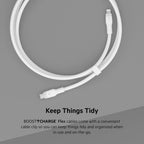 Belkin Silicone Cable Lightning to Type-C 1 Meter White