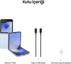 SAMSUNG Galaxy Z Flip6, 12GB RAM, 256GB Storage, Blue, 50MP Camera, 1 year Seller Warranty (International Version)