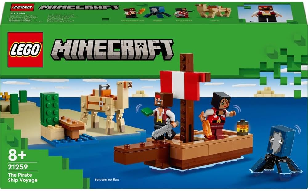 LEGO Minecraft The Pirate Ship Voyage 21259 — image 2