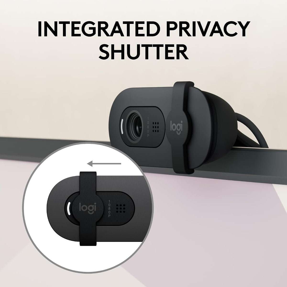 Logitech BRIO 105 Webcam — Graphite