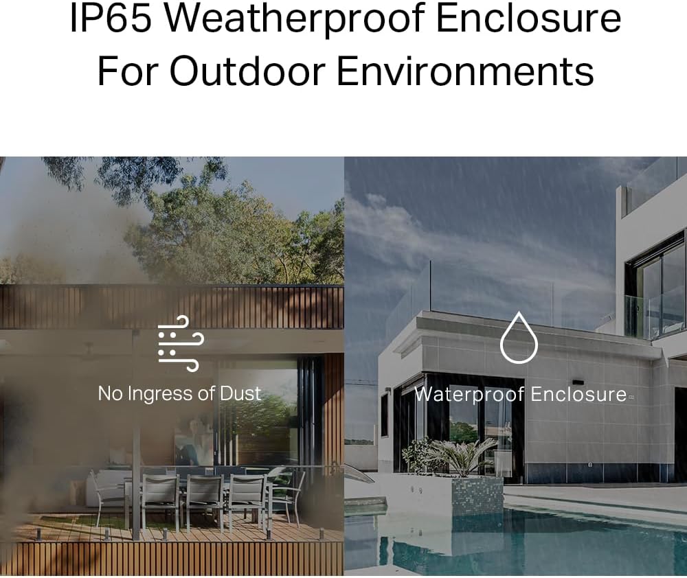 TP-Link AX1800 Dual-Band Wi-Fi 6 Outdoor Mesh WiFi Extender Unit Deco X20-Outdoor (1-Pack) | Up to 2,200 sq.ft | 2 Gigabit PoE+ Ports, Waterproof | HomeShield | 3 Mounting Options | Secure by Design