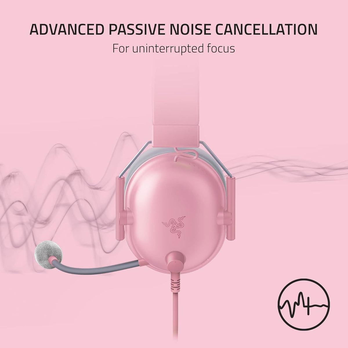 Razer BlackShark V2 X Gaming Headset — Quartz Pink — product image 5