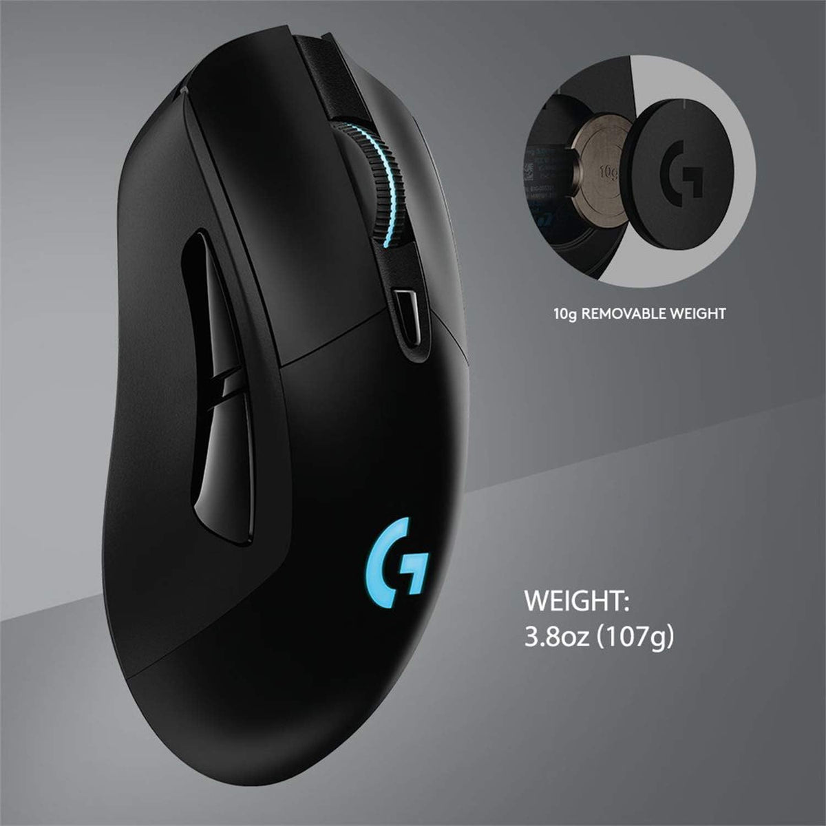Logitech G703 HERO LIGHTSPEED Gaming Mouse — Black