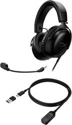 HyperX Cloud III Gaming Headset-Black — Black Solid — product image 4