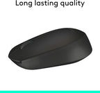 Logitech M171 Wireless Mouse — Black