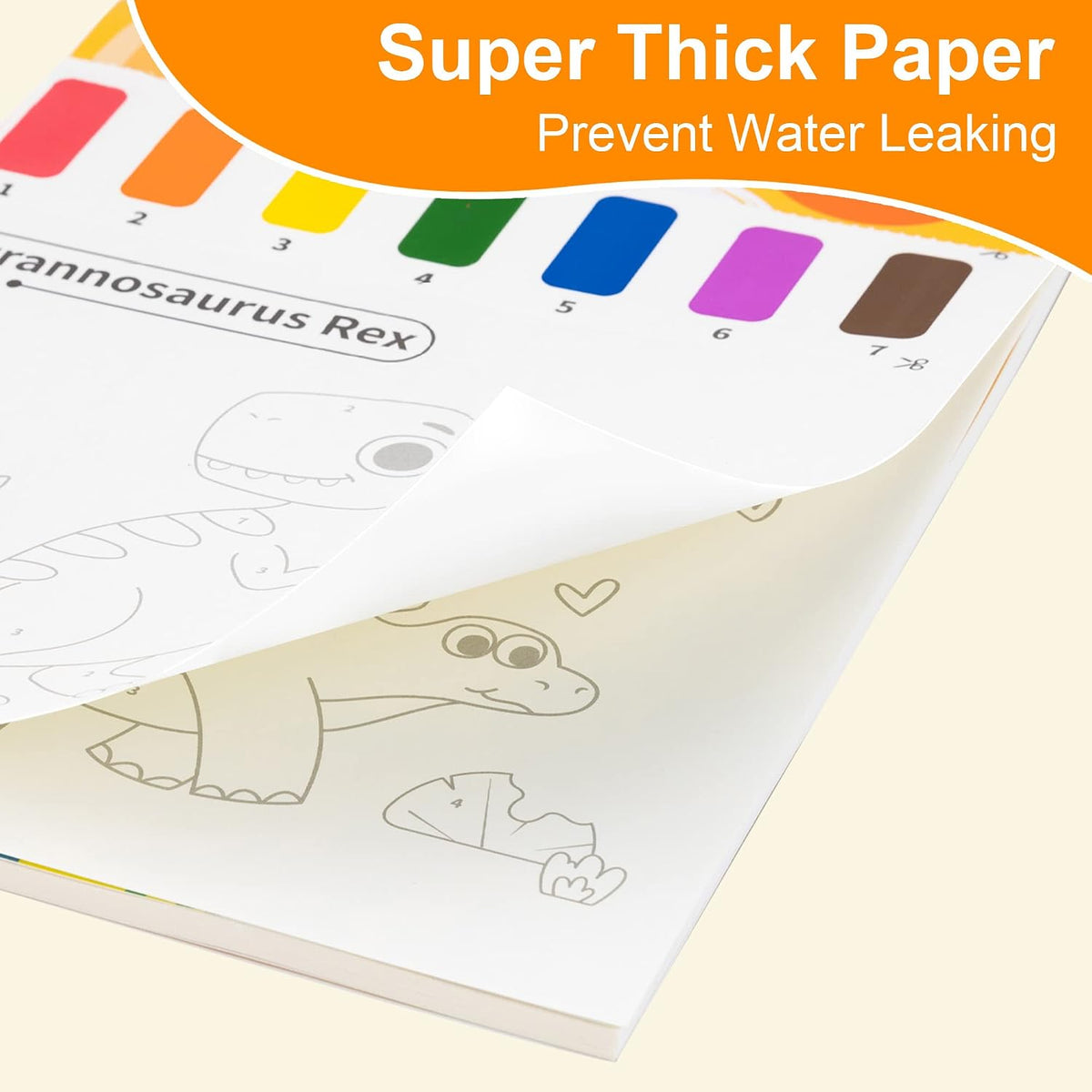 YPLUS Paint with Water Activity Books — The 5 themes