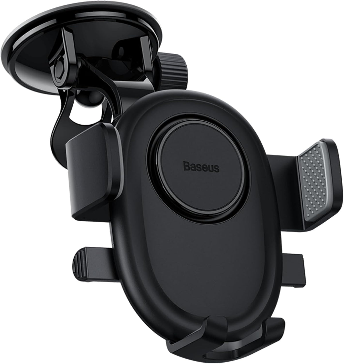 Baseus UltraControl Series 2-in-1 Car Phone Holder, Auto Clamping Car Phone Mount, Universal Phone Holder for Car Applicable — Auto Clamping- UCL — Black
