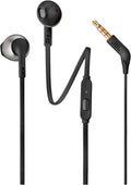 JBL T205 Wired In-Ear Headphones — Black