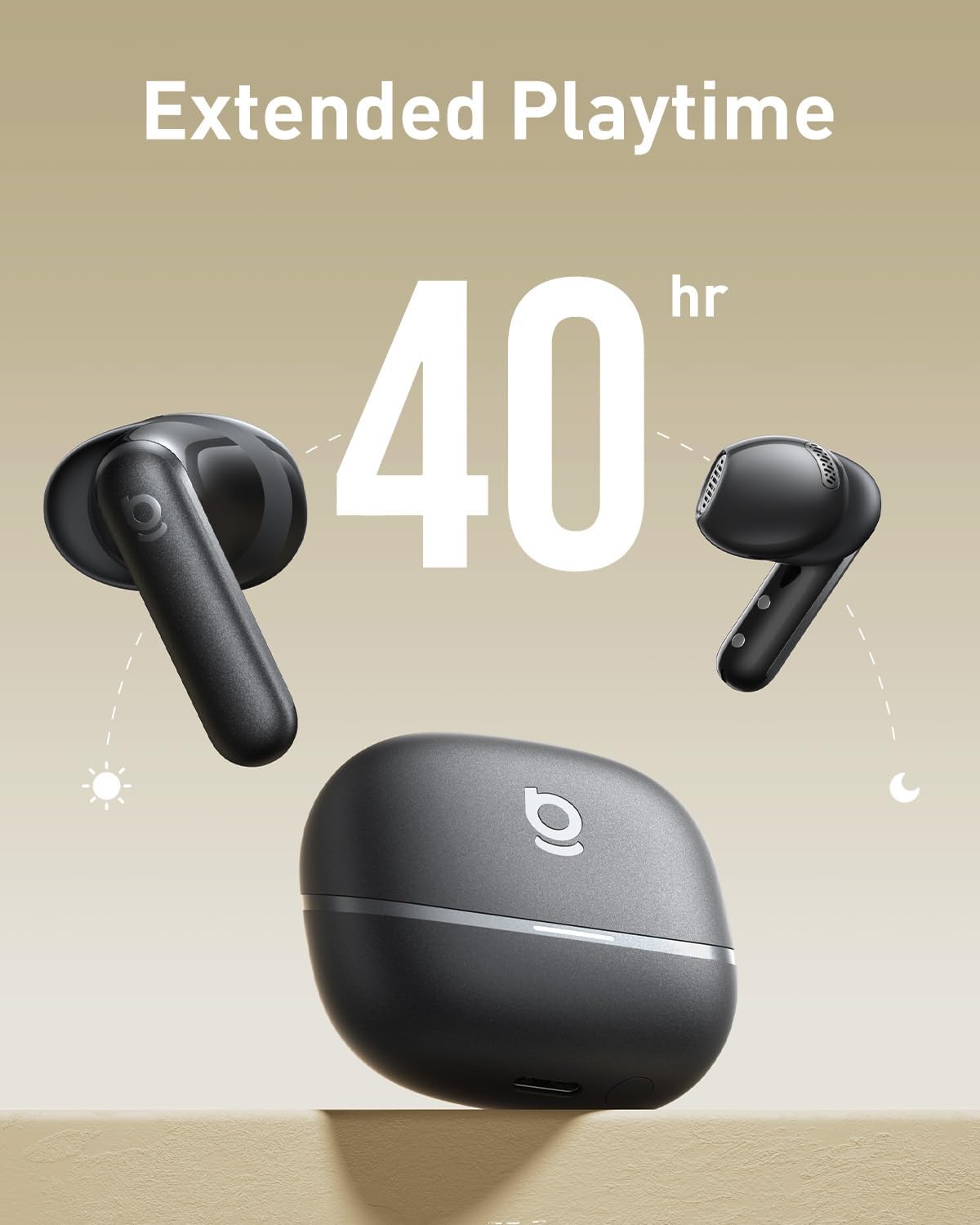 Baseus Bowie MS1 In-Ear Headphones Bluetooth — Black