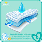 Pampers Baby Dry Taped Diapers, Size 5, 11-25 kg, Baby lotion with Olive Oil, 96 Diapers