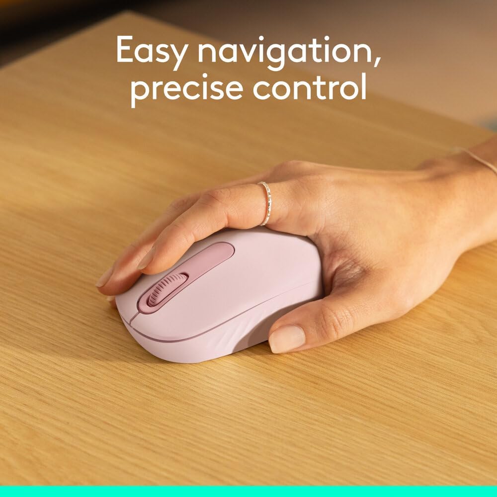 Logitech M196 Wireless Mouse — Rose