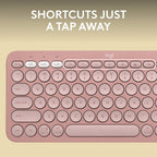 Logitech K380S Keyboard — Rose