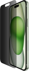 Belkin ScreenForce TemperedGlass Treated Privacy Screen Protector for iPhone 15 Plus & iPhone 14 Pro Max - Slim & Scratch-Resistant - Includes Easy Align Tray for Bubble Free Application
