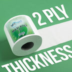 Nice Touch 2 Ply Kitchen Paper Towels, 6 Maxi Rolls with 600 Sheets Each 500g, Diamond Embossed Sheets with High Absorbency & Ultra Soft Texture — additional view 4