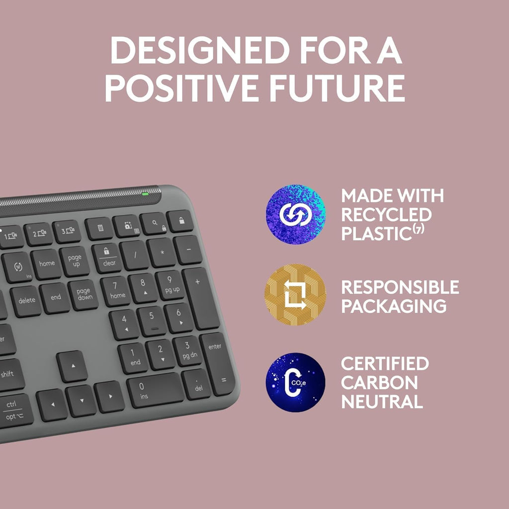 Logitech K950 Keyboard — Graphite