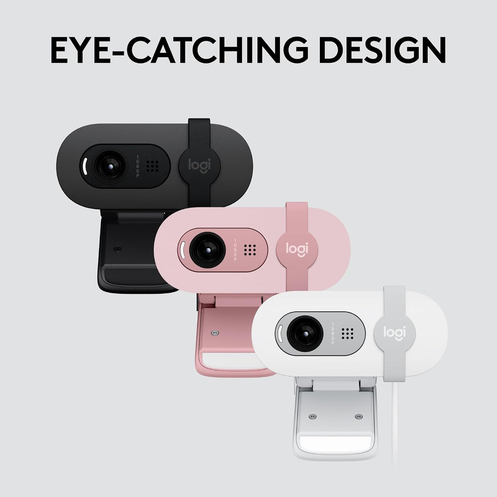 Logitech BRIO 100 Webcam — Rose