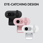 Logitech BRIO 100 Webcam — Rose