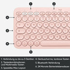 Logitech K380 for Mac Keyboard — Pink