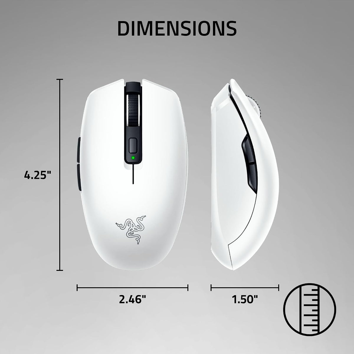 Razer Orochi V2 White Wireless Gaming Mouse — product image 8