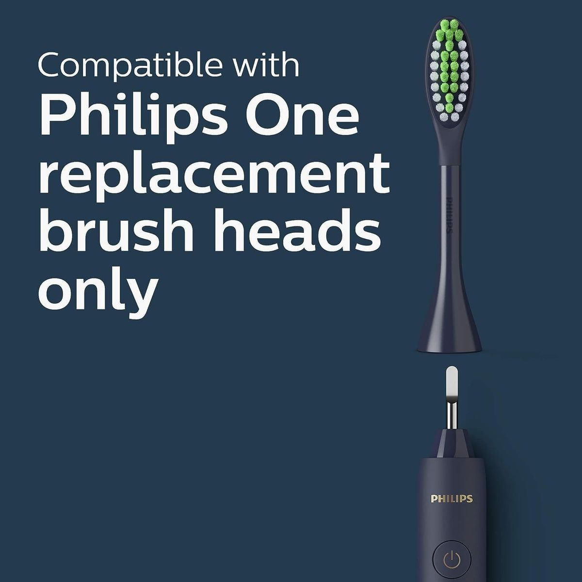 Philips SONICARE One by Battery Toothbrush, Midnight Blue, HY1100/04 — Midnight Blue (Middle-East)