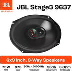 JBL Stage3 9637 6 x 9-Inch Car Speaker Set — Black