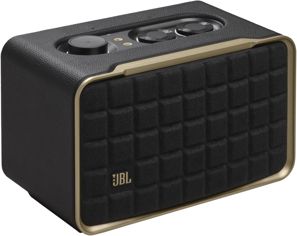 JBL Authentics 200 Wi-Fi and Bluetooth Speaker — Black