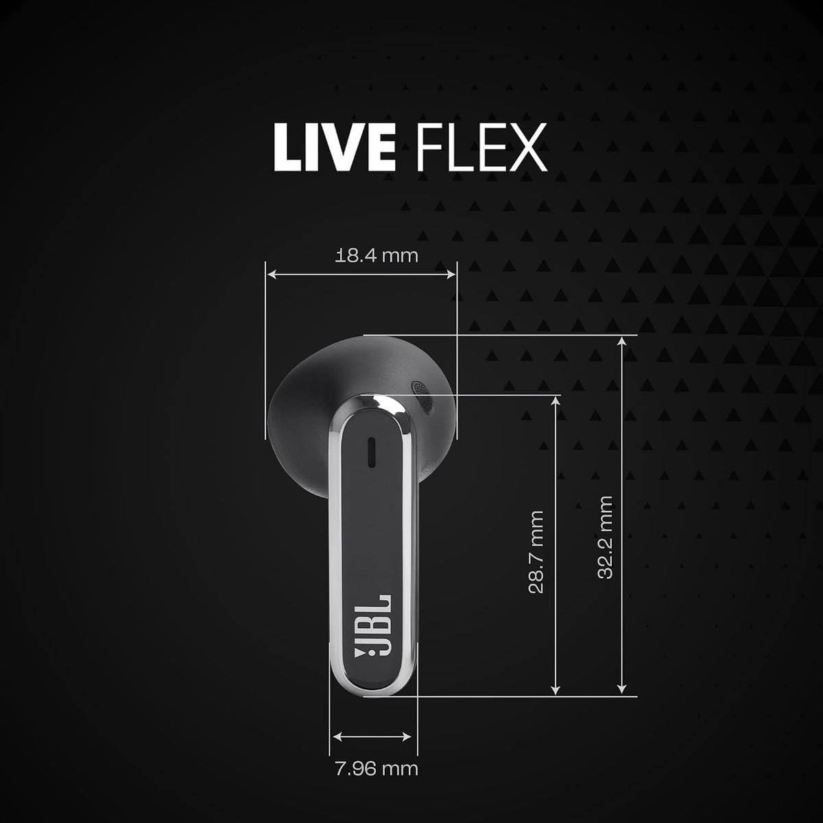 JBL Live Flex True Wireless Earbuds — Blue