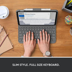 Logitech Slim Folio Keyboard Case for iPad 10th Gen / A16 — Graphite