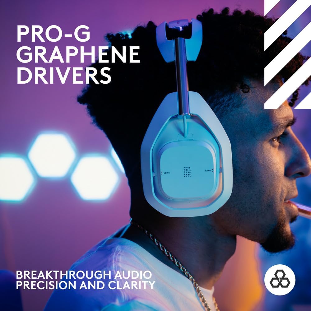 Logitech G ASTRO A50 X Gaming Headset — White