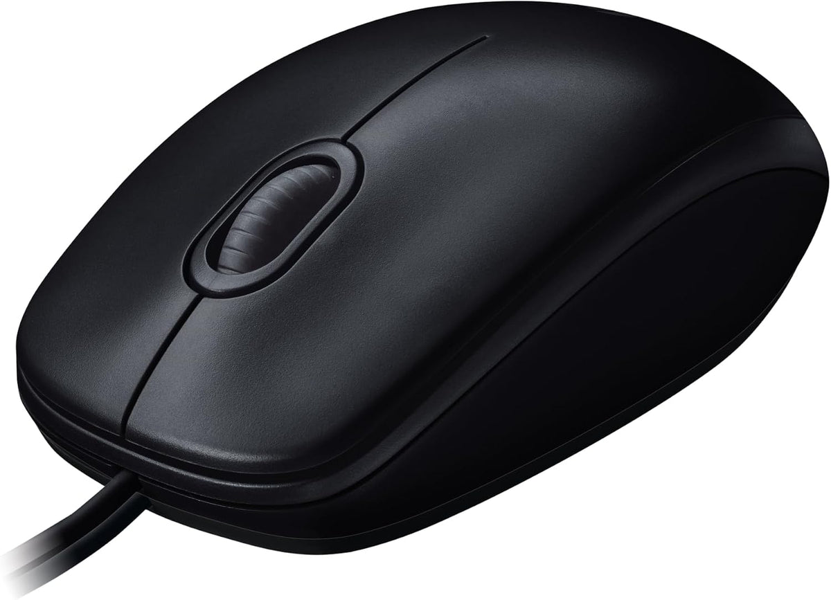 Logitech M100 Wired Mouse — Black