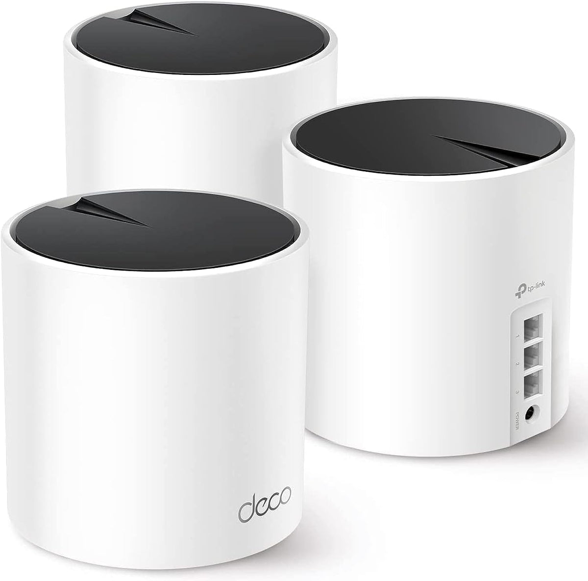 TP-Link Deco AX3000 WiFi 6 Mesh System(Deco X55) - Covers up to 6500 Sq.Ft., Replaces Wireless Router and Extender, 3 Gigabit ports per unit, supports Ethernet Backhaul (3-pack)