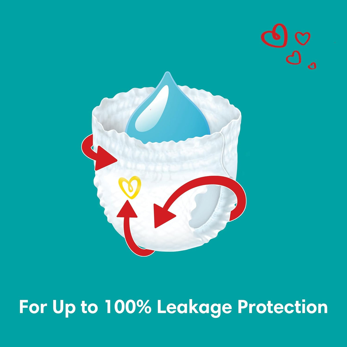 Pampers Baby Dry Pants Diapers with Aloe Vera Lotion, 360 Fit & up to 100% Leakproof, Size 7, 17+kg,