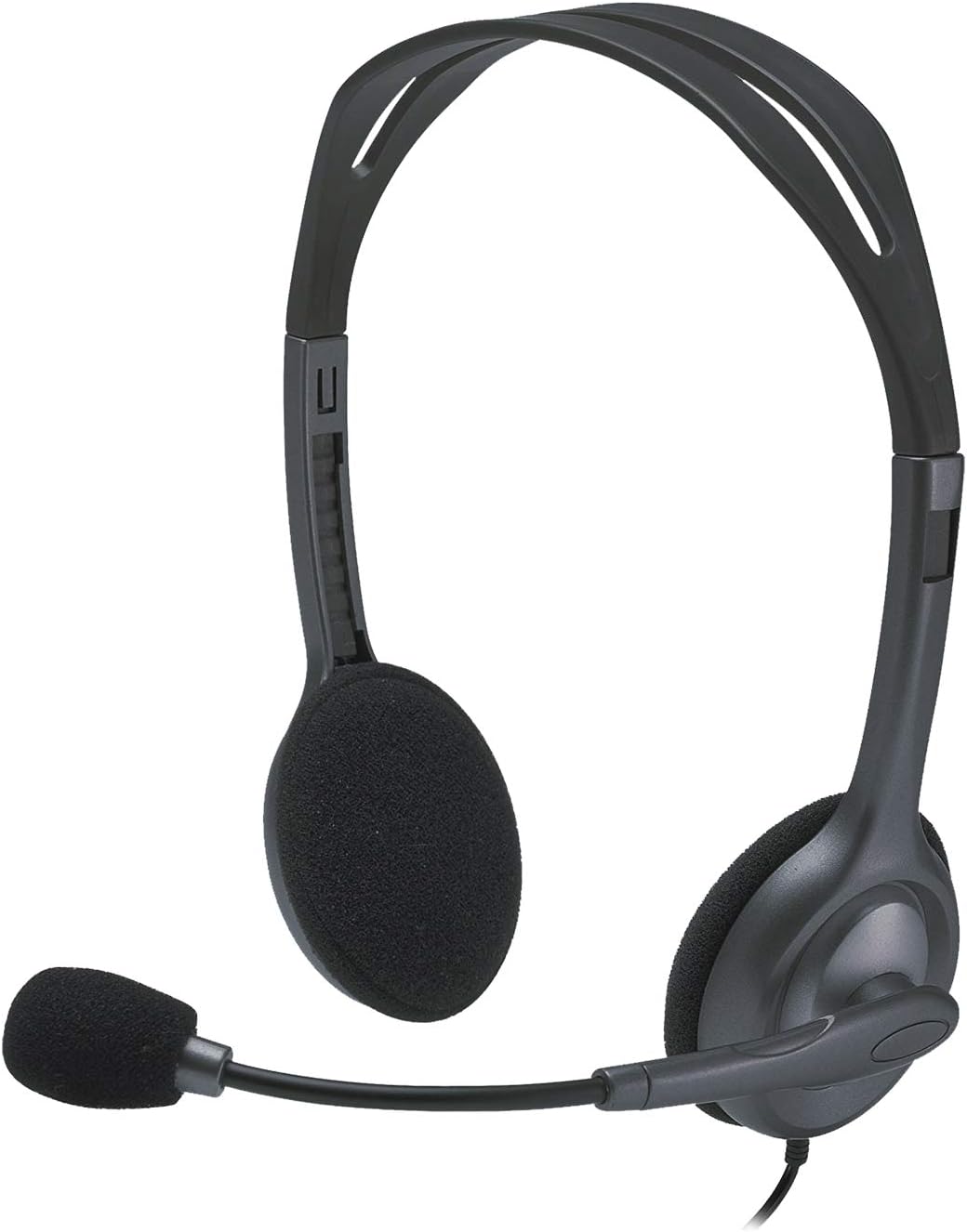 Logitech H111 Headset and C270 Webcam Bundle — Grey