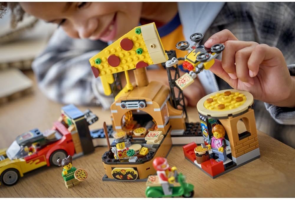 LEGO City Pizza Delivery Experience with Vehicles 60496