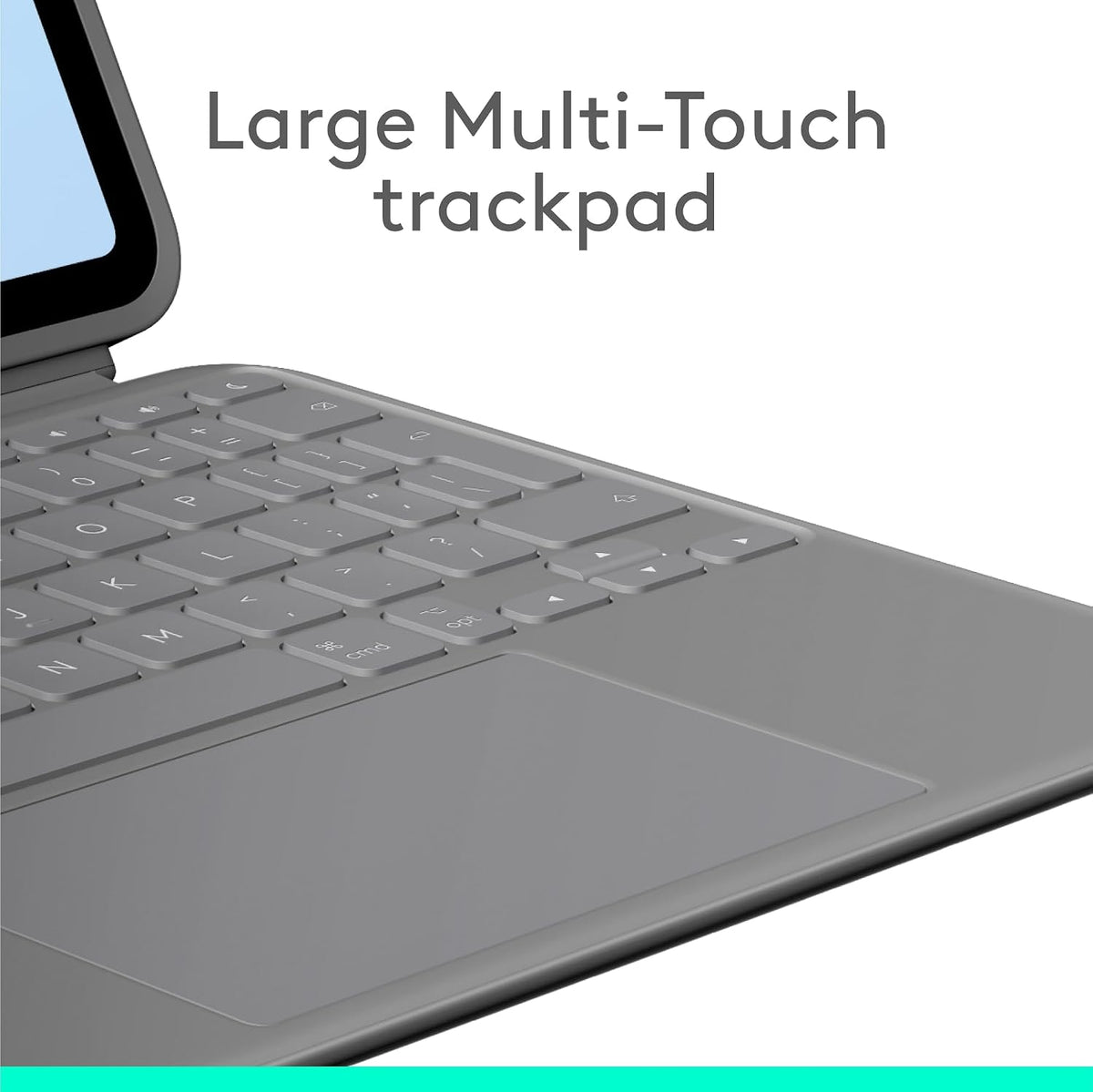 Logitech Combo Touch Keyboard Case for iPad Air 11-inch M2 / M3 and Air 5th Gen — Oxford Grey