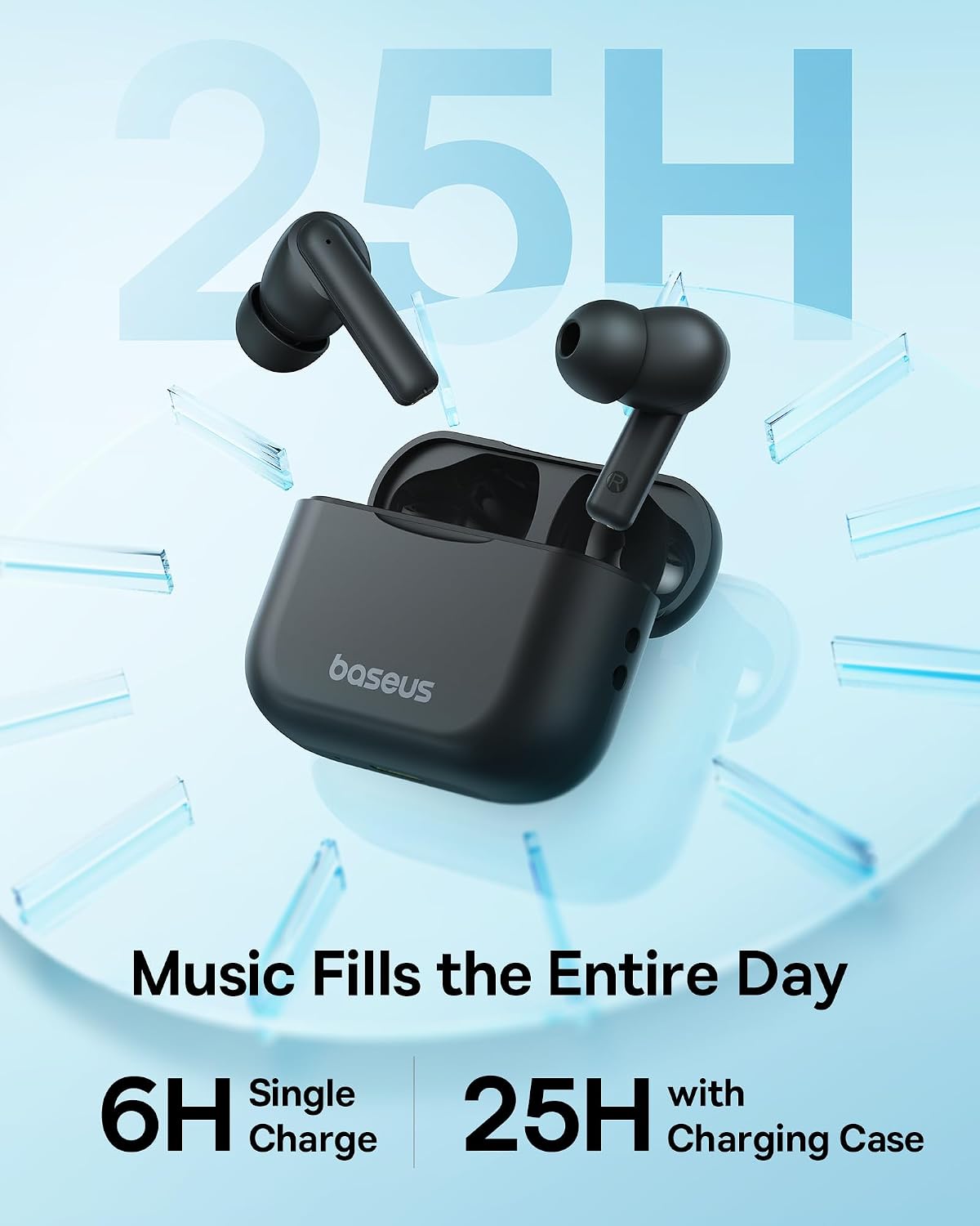 Baseus Bowie E17 Wireless Earbuds — White