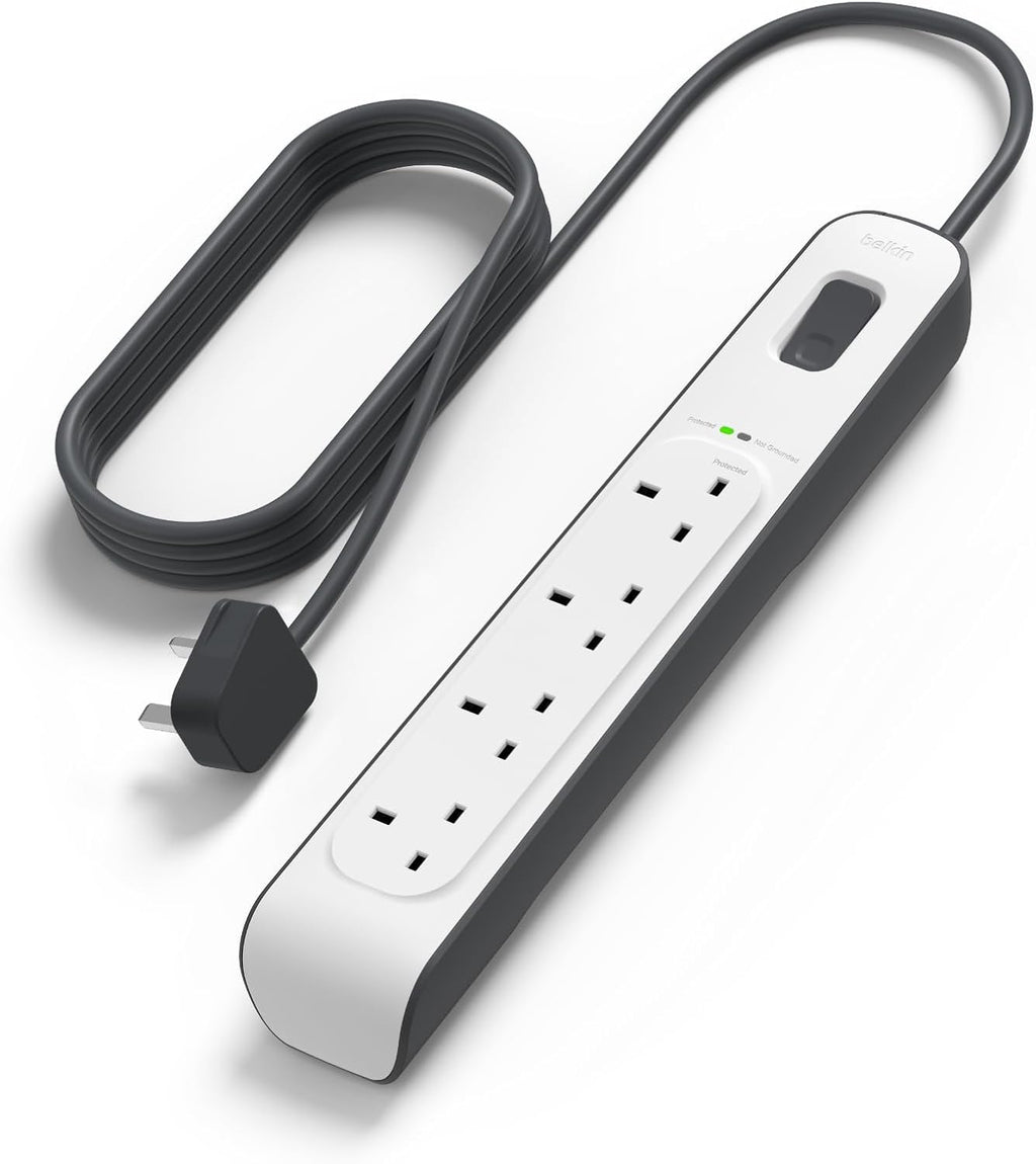 Belkin 4 Way 2 Meter Surge Protection Strip