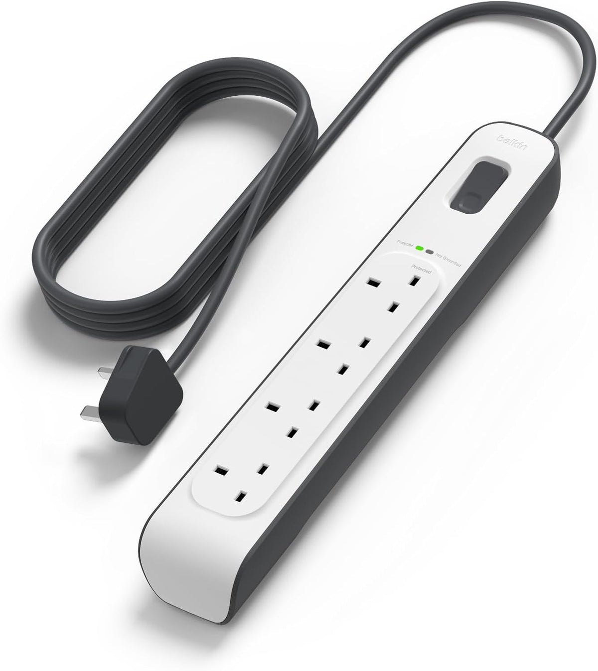 Belkin 4 Way 2 Meter Surge Protection Strip