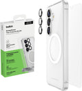 Belkin ScreenForce Titan Protective Bundle for Samsung Galaxy S26 with Scratch Resistant Screen Protector, Shockproof Phone Case and Anti-Reflective Camera Lens Protector - 4M Drop Protection