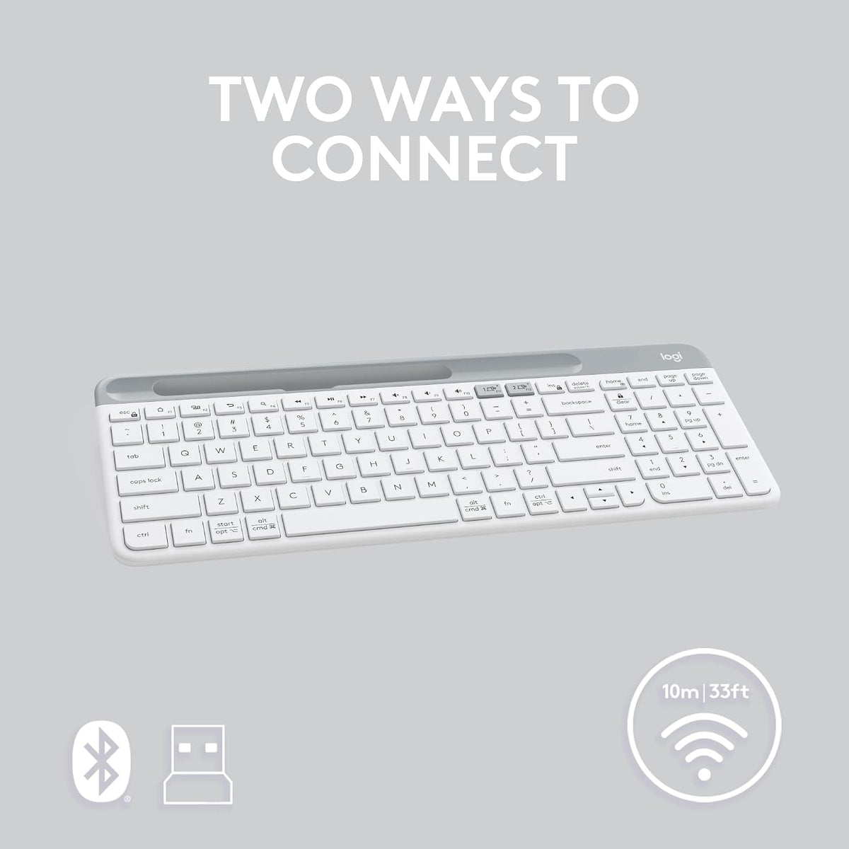 Logitech K580 Keyboard — White
