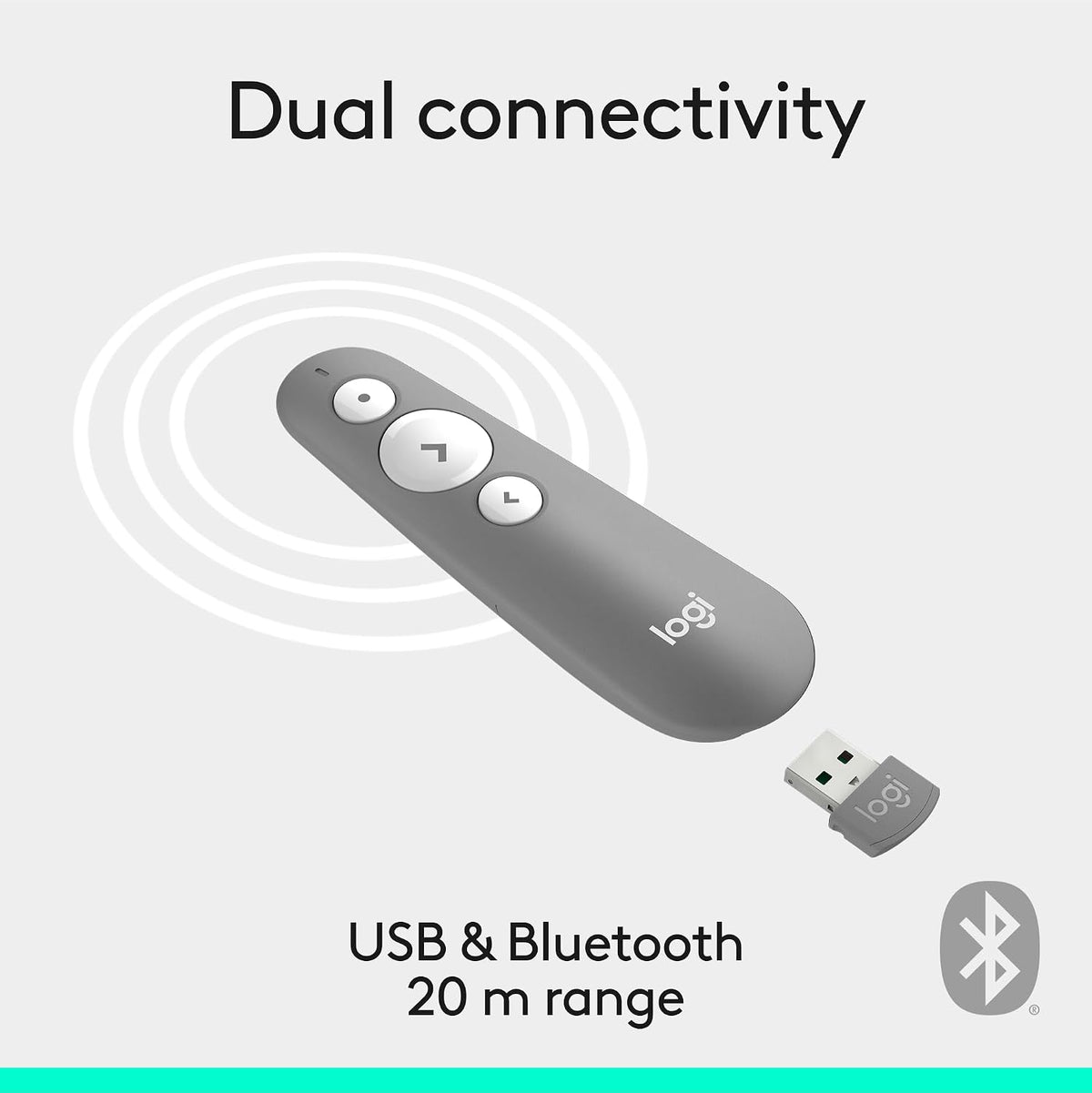 Logitech R500S Presentation Remote — Slate