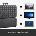 Logitech K860 Keyboard — Grey