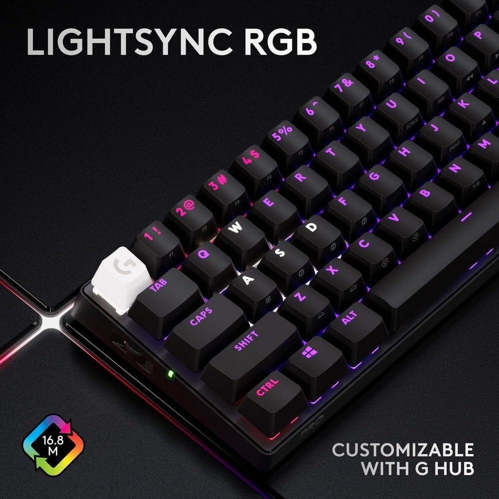 Logitech G PRO X 60 LIGHTSPEED Gaming Keyboard — Black